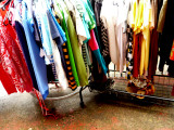 Clothing Rack Photographic Print by Leah Consunji