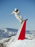 Terrain Park Skiing Tricks Photographic Print by John Kelly