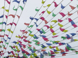 China, Yunnan Province, Praying Flags in the Mountain Photographic Print by Keren Su