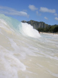 Hawaii, Waimanalo, Oahu, the North Shore of Oahu Provides the Monster Waves Photographic Print by Kevin Boutwell