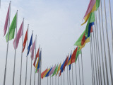 China, Flag Poles Photographie par Keren Su