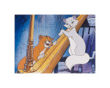 O'Malley sous le charme de Duchesse - ©Disney reproduction procédé giclée