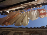 Laundry on a Clothes Line in Lisbon, Portugal Photographic Print