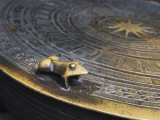 China, Frog on Bronze Drum, Close Up Photographic Print by Keren Su