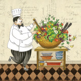 Chef Salad Láminas por Pamela Gladding
