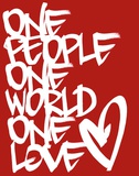 One Love Kunst von Justin Bua