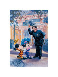Policeman Greeting Giclee Print