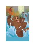 Koda and Kenai: Riding the Rapids reproduction procédé giclée