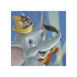 Dumbo and Timothy Mouse: The Magic Feather (detail) Premium Giclee-trykk