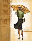 Golden Rain Paris Posters by Andrea Laliberte