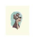 Tramp Cameo Giclee Print