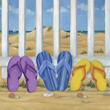 Flip Flop Beach II Posters par Paul Brent
