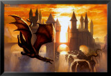 Circuelo - Dragon Sunset Posters