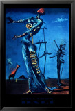 The Burning Giraffe, c. 1937 Lamina Framed Poster av Salvador Dalí