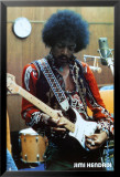 Jimi Hendrix Estudio Lámina