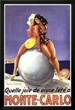 Monte-Carlo Posters par Louis Icart