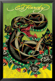 Ed Hardy - Snake Plakater af Ed Hardy