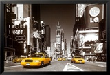 Times Square - Yellow Cab Photographie