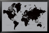 World Map - Contemporary Posters