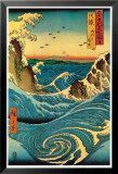 Navaro Rapids, c.1855 Posters by Ando Hiroshige