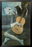 The Old Guitarist, ca. 1903 Posters af Pablo Picasso The Old Guitarist, ca. 1903 Posters af Pablo Picasso