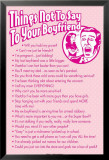 Things Not To Say To Your Boyfriend Posters