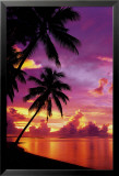 Ocaso en Tahití Pósters