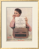 Remington, Secretaries Typewriters, USA, 1950 Lámina giclée enmarcada Remington, Secretaries Typewriters, USA, 1950 Lámina giclée enmarcada