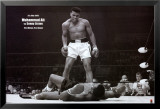 Muhammad Ali gegen Sonny Liston Poster