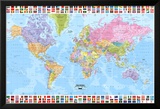 Mapa mundial - Político Pósters Mapa mundial - Político Pósters