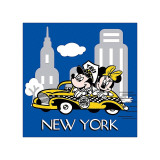Mickey and Minnie in New York Lámina giclée Mickey and Minnie in New York Lámina giclée
