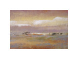Dahinfließende Hügel II Giclée-Druck von T. J. Bridge