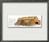 Broken Barn Limited Edition Framed Print by John Woolley