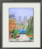 San Francisco Limited Edition Framed Print by John Woolley