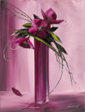 Bouquet Violet I Kunstdrucke von Olivier Tramoni