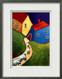 Up the Crooked Hill Limited Edition Framed Print by Carol Ann Shelton