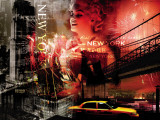 New York Firewoks Affiches
