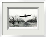 Untitled - Flying Plane Limited Edition Framed Print by B. A. King