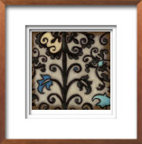 Blue Autumn Detail I Limited Edition Framed Print by Megan Meagher