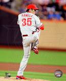 Cole Hamels 2010 Action Photo