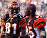 Terrell Owens & Chad Ochocinco 2010 Action Photo