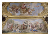 Appartements d'été de la reine Anne d'Autriche : Grand Cabinet de la Reine Giclee Print by Giovanni Francesco Romanelli