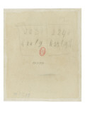 Annotations chiffrées Lámina giclée por Edgar Degas