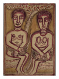 Adán y Eva Lámina giclée