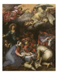 Adoration des Bergers Lámina giclée por Abraham Bloemaert