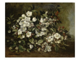 A Branch of Apple Blossoms also Said Cherry Blossoms Giclee Print by Gustave Courbet