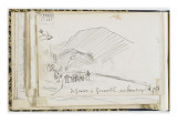Album factice : Paysage avec boeufs attelés Lámina giclée por Johan Barthold Jongkind