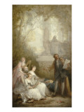 Le Concert Giclee-trykk av Faustin Besson Le Concert Giclee-trykk av Faustin Besson
