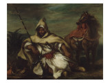 Un arabe Reproduction procédé giclée par Eugene Delacroix