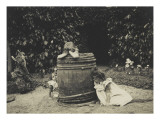 Anne-Marie, Madeleine, François Boëlle Giclée-Druck von Agnès Verel